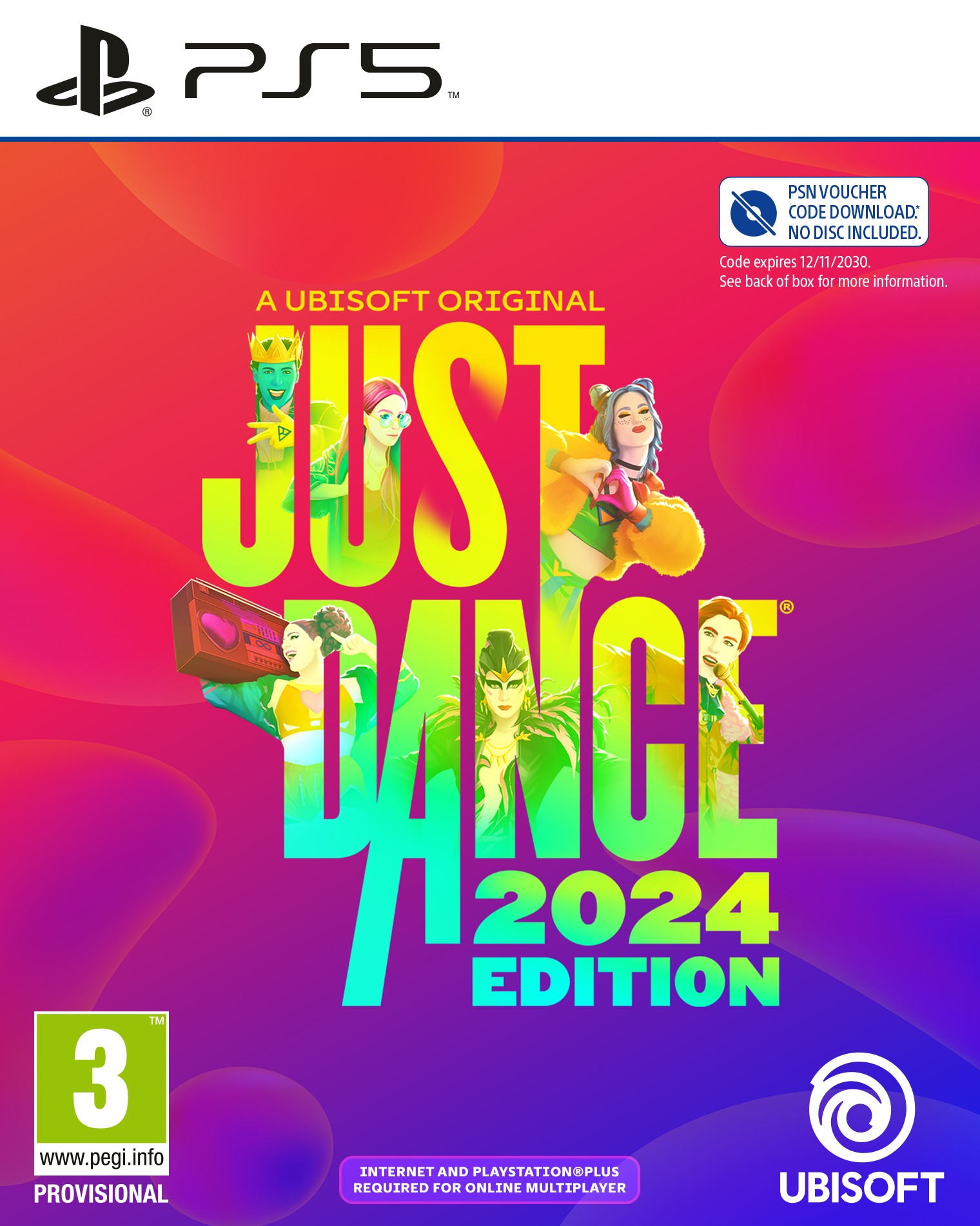 Sony PlayStation 5 Just Dance 2024 (CODE IN A BOX) (PS5) Juegos