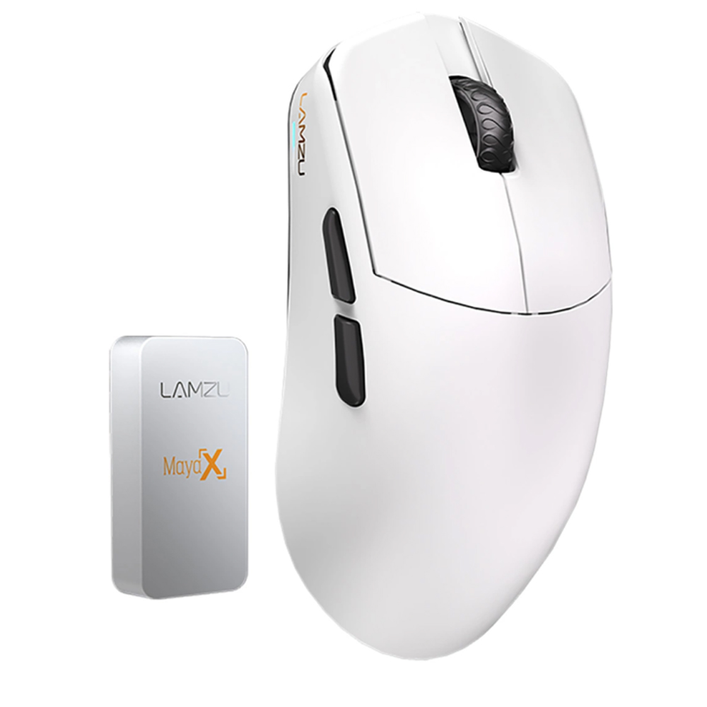 Lamzu Maya X, White (LAMZU-MAYAX-WHT-8K) | Periféricas
